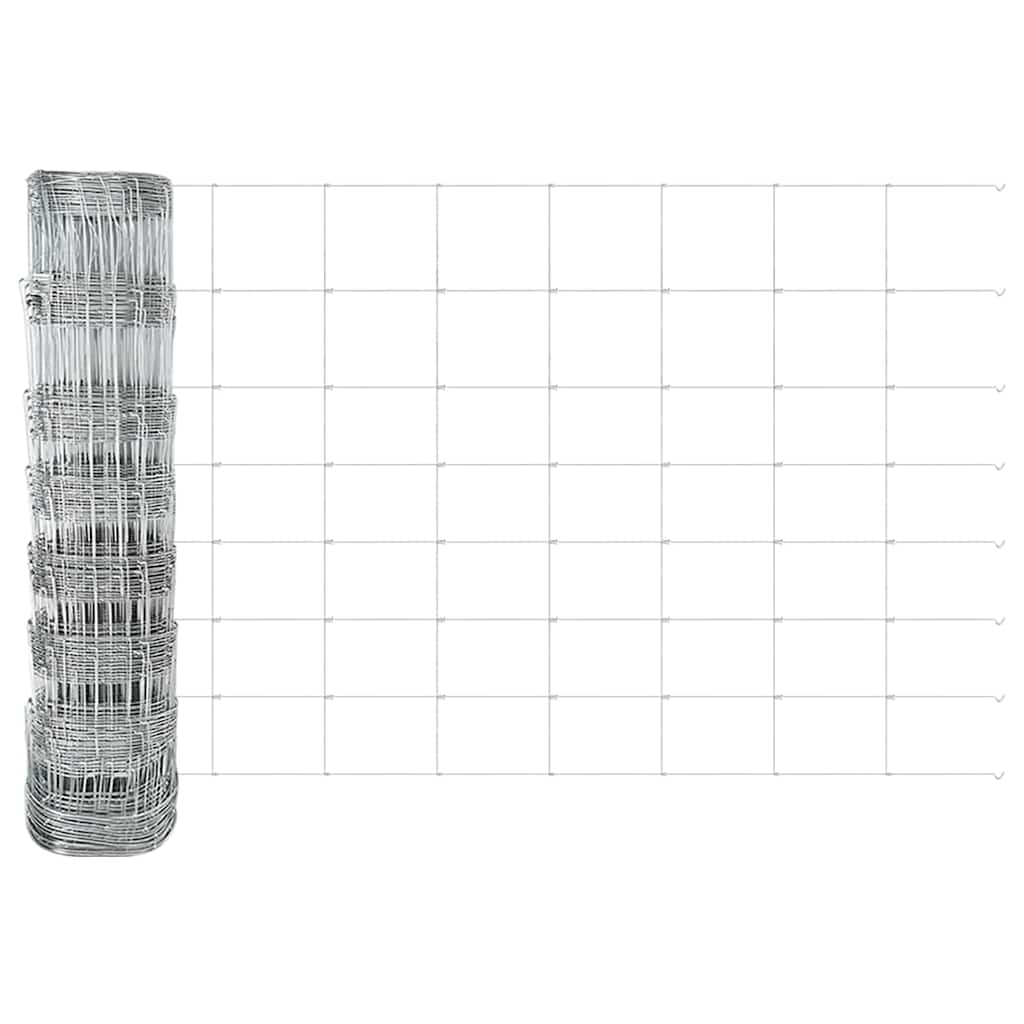 Ganyklų tvora Sidabro 50 x 0.8 m Galvanizuotas plienas