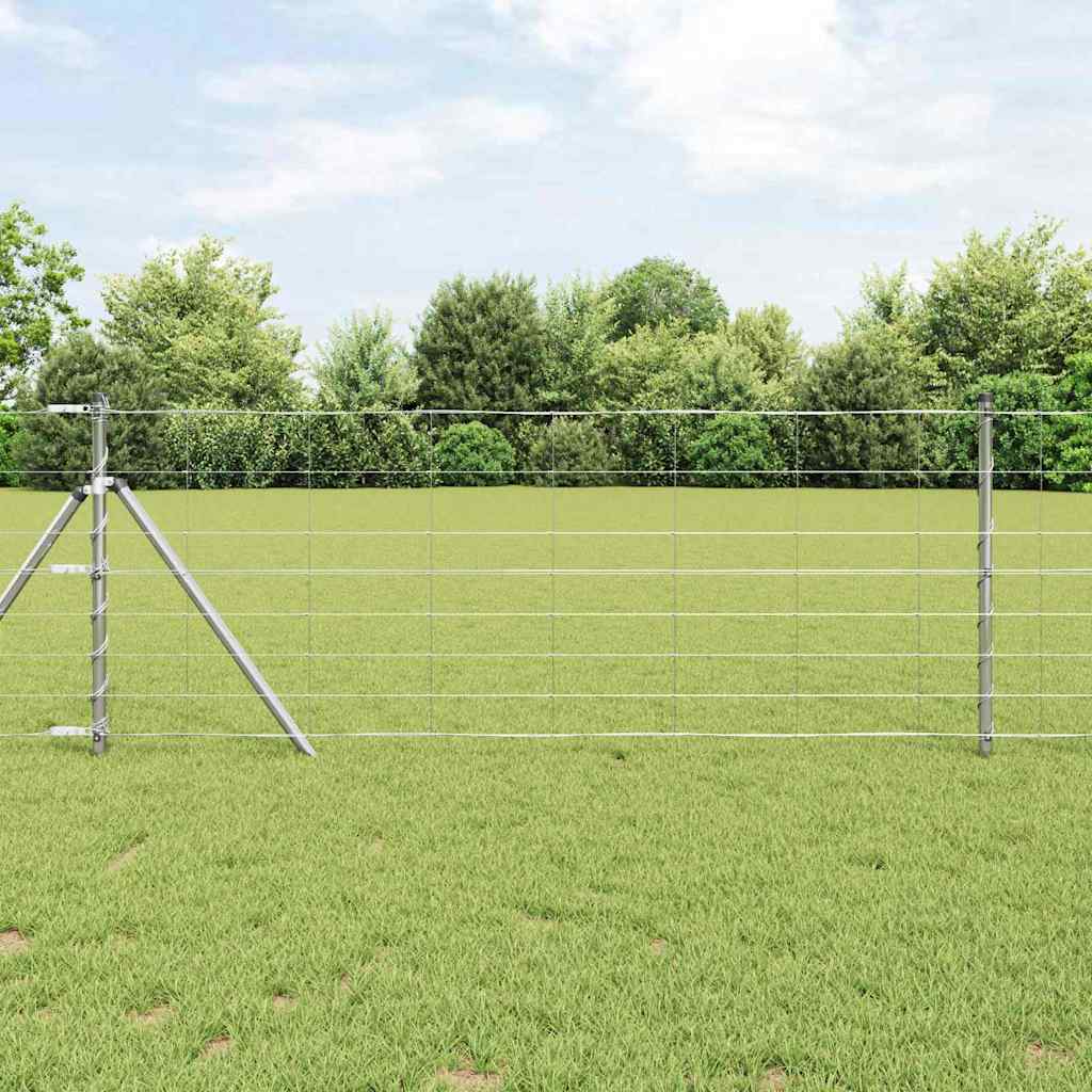 Ganyklų tvora Sidabro 50 x 0.8 m Galvanizuotas plienas