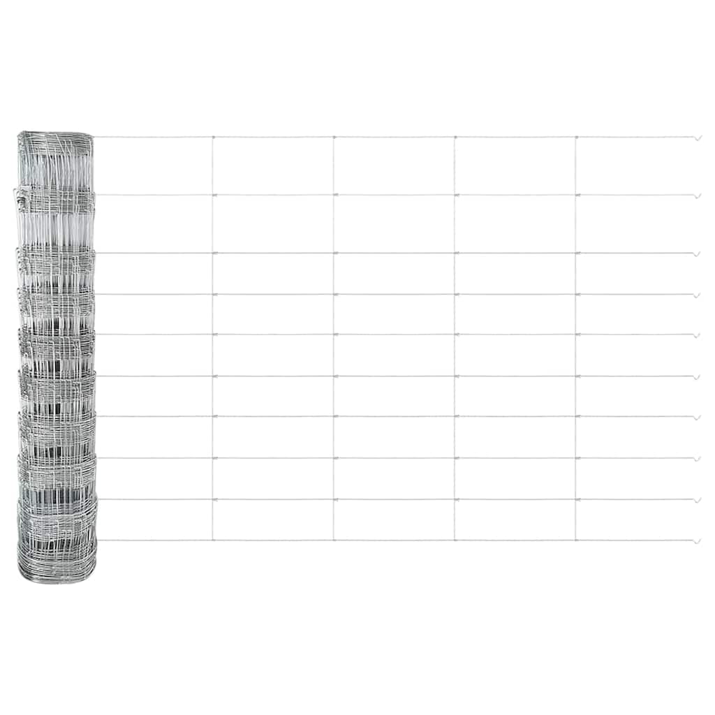 Ganyklų tvora Sidabro 50 x 1 m Galvanizuotas plienas