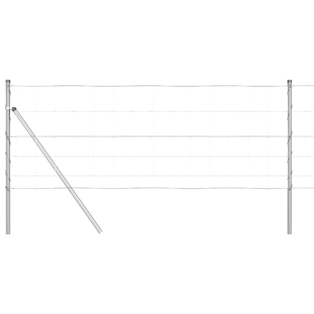 Ganyklų tvora Sidabro 100 x 0.8 m Galvanizuotas plienas