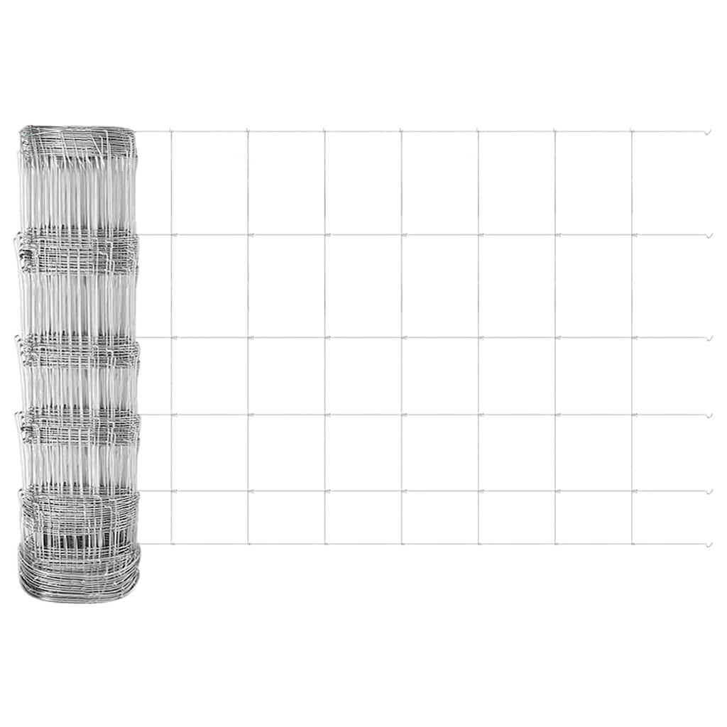Ganyklų tvora Sidabro 100 x 0.8 m Galvanizuotas plienas