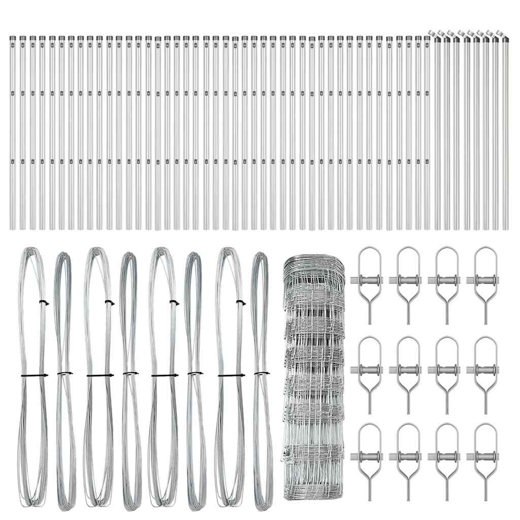 Ganyklų tvora Sidabro 100 x 0.8 m Galvanizuotas plienas