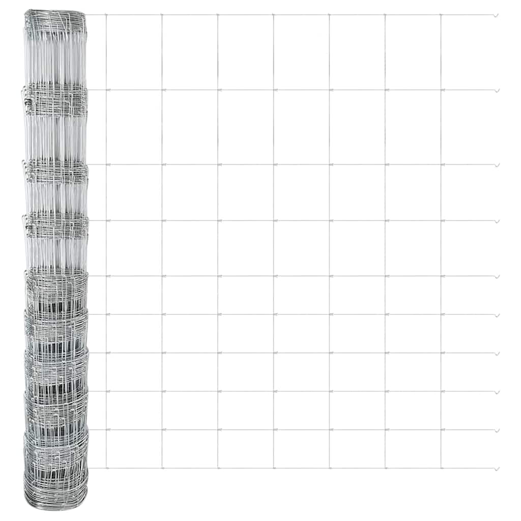 Ganyklų tvora Sidabro 25 x 1,2 m Galvanizuotas plienas