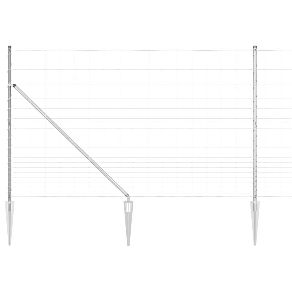 Ganyklų tvora Sidabro 25 x 1.5 m Galvanizuotas plienas