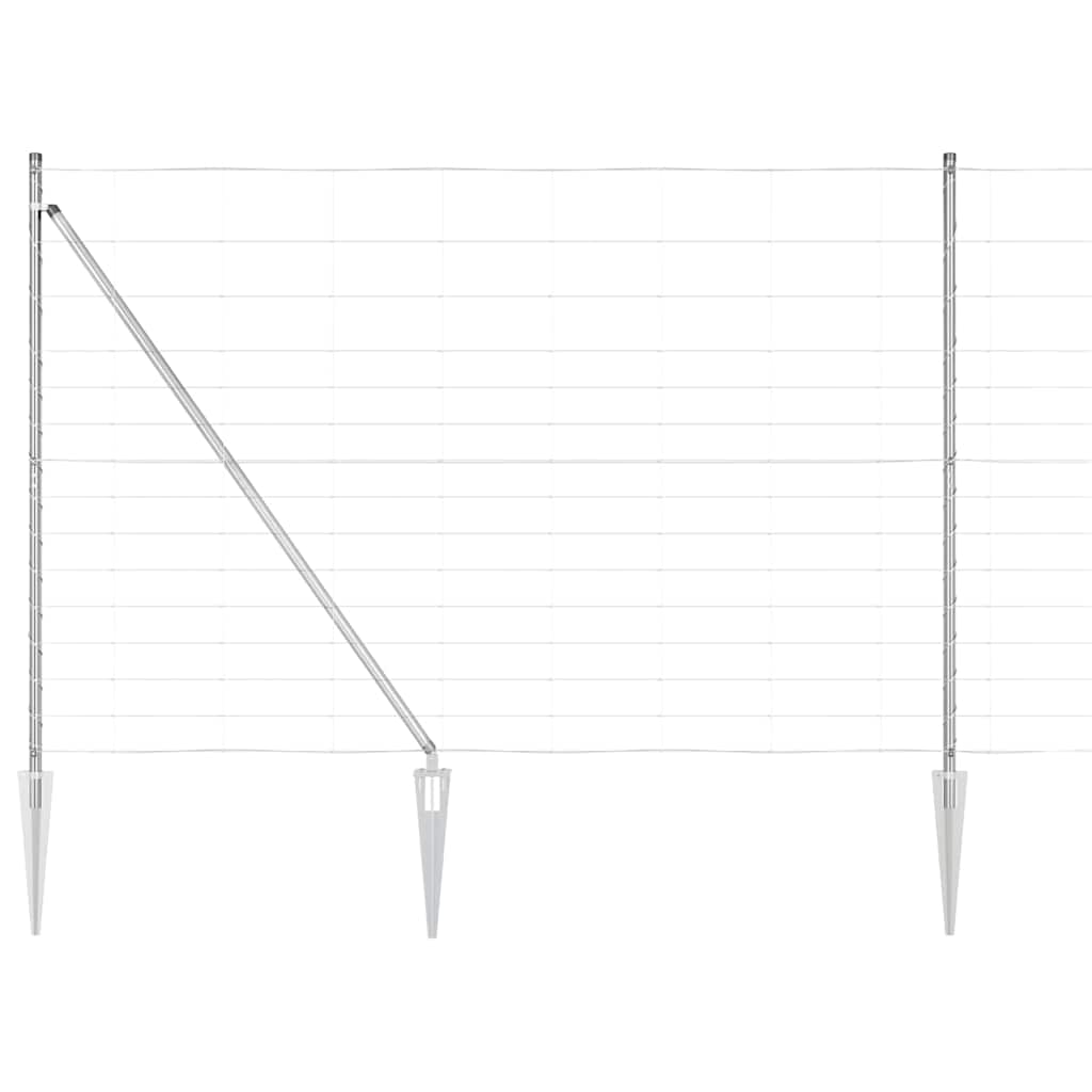 Ganyklų tvora Sidabro 25 x 1.6 m Galvanizuotas plienas