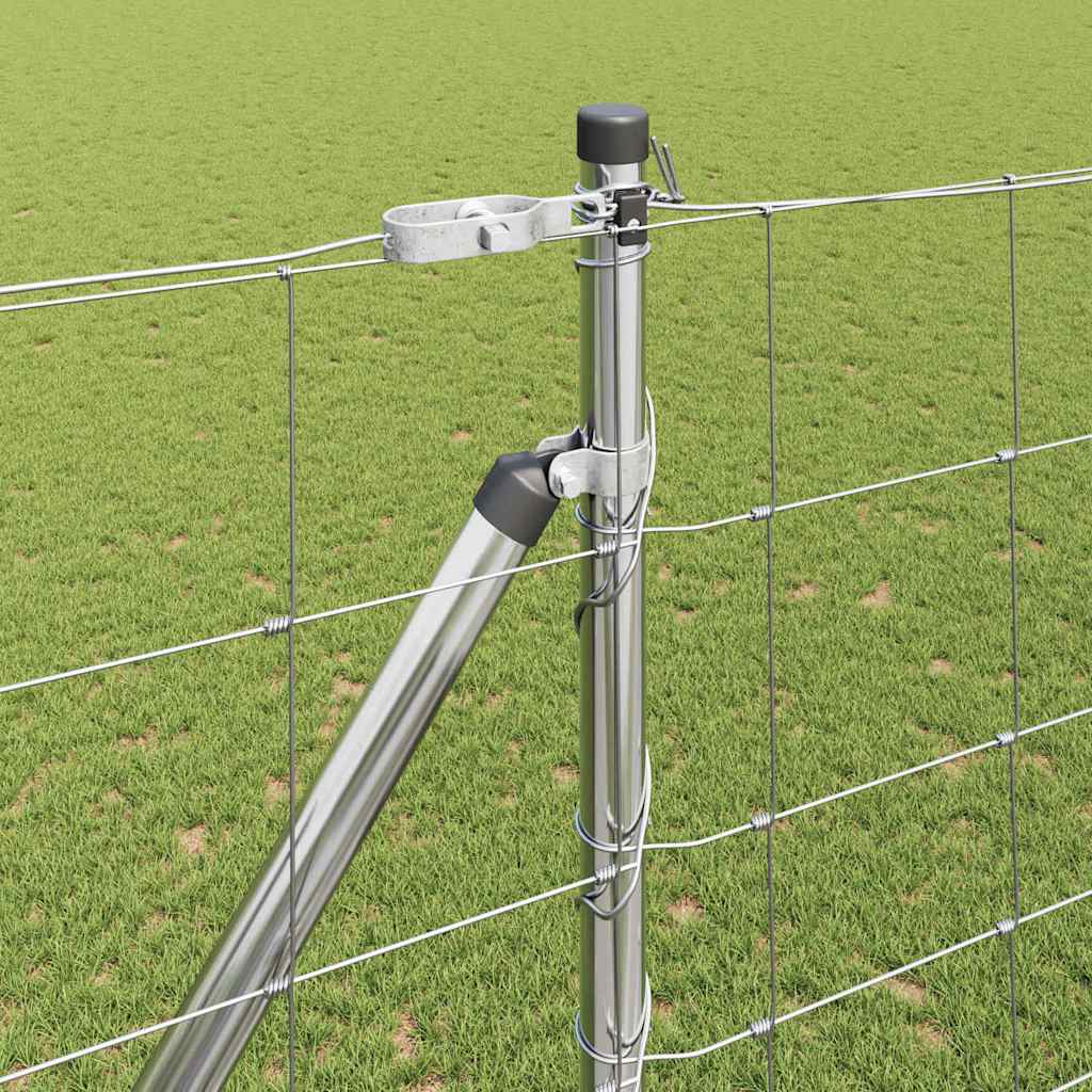 Ganību žogs Sudrabs 25 x 1.6 m Cinkots tērauds