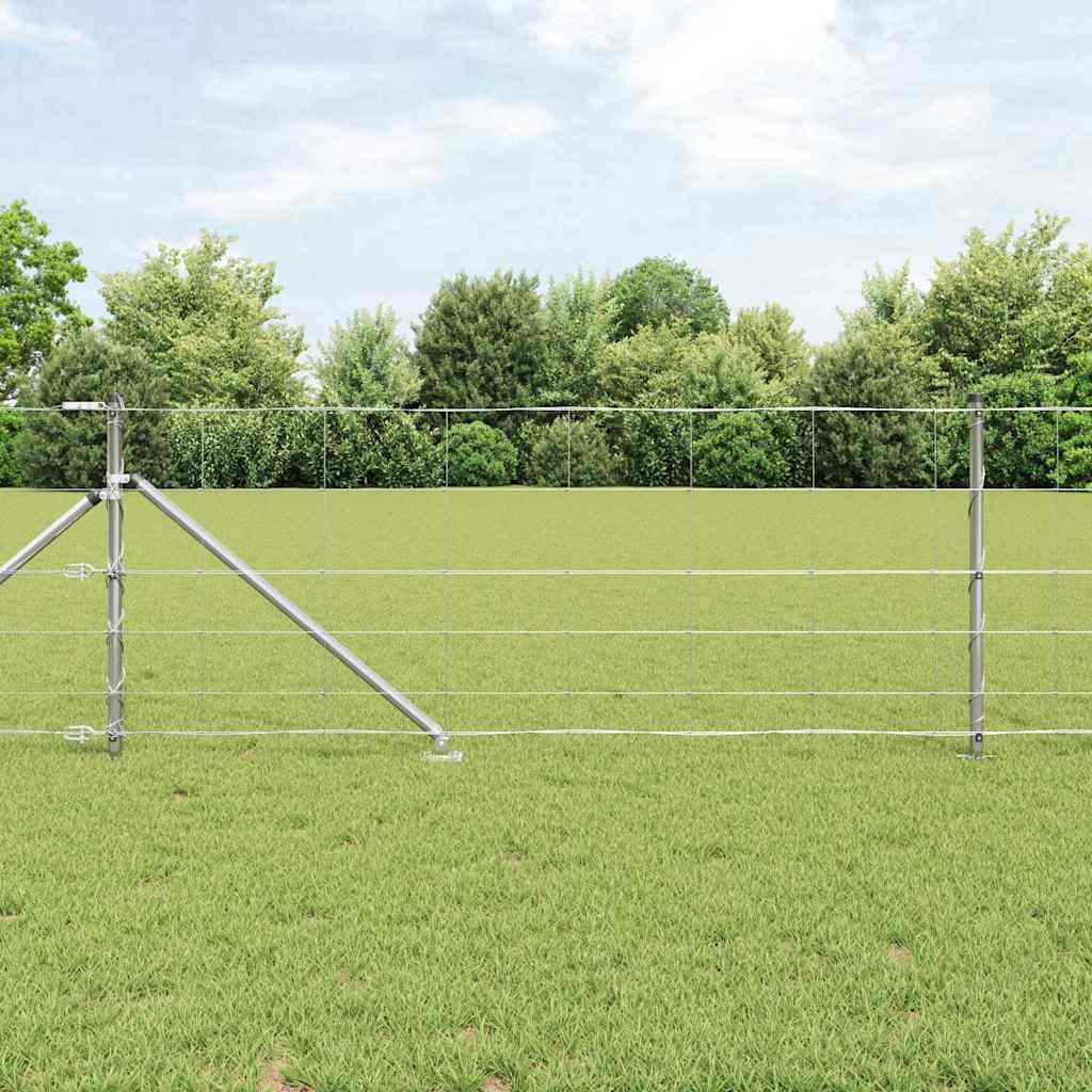 Ganyklų tvora Sidabro 50 x 0.8 m Galvanizuotas plienas