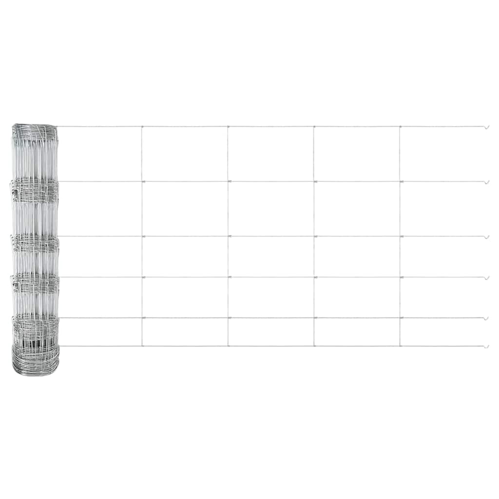 Ganyklų tvora Sidabro 50 x 0.8 m Galvanizuotas plienas