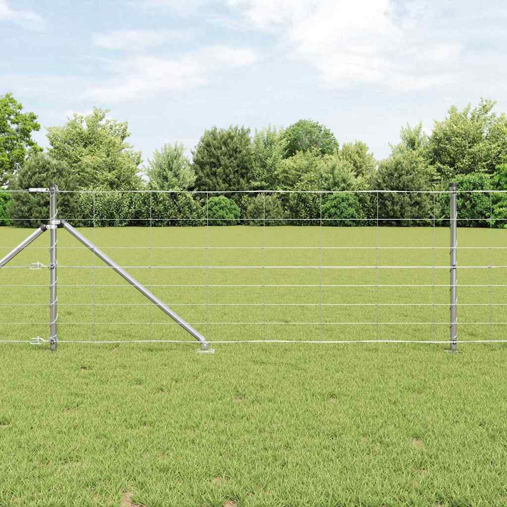 Ganyklų tvora Sidabro 50 x 0.8 m Galvanizuotas plienas