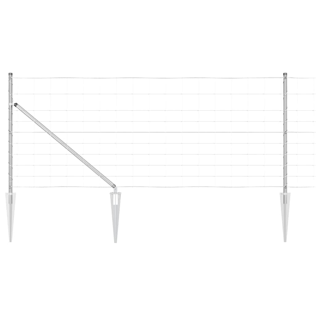 Ganību sēta Sudraba 50 x 1 m Cinkots tērauds