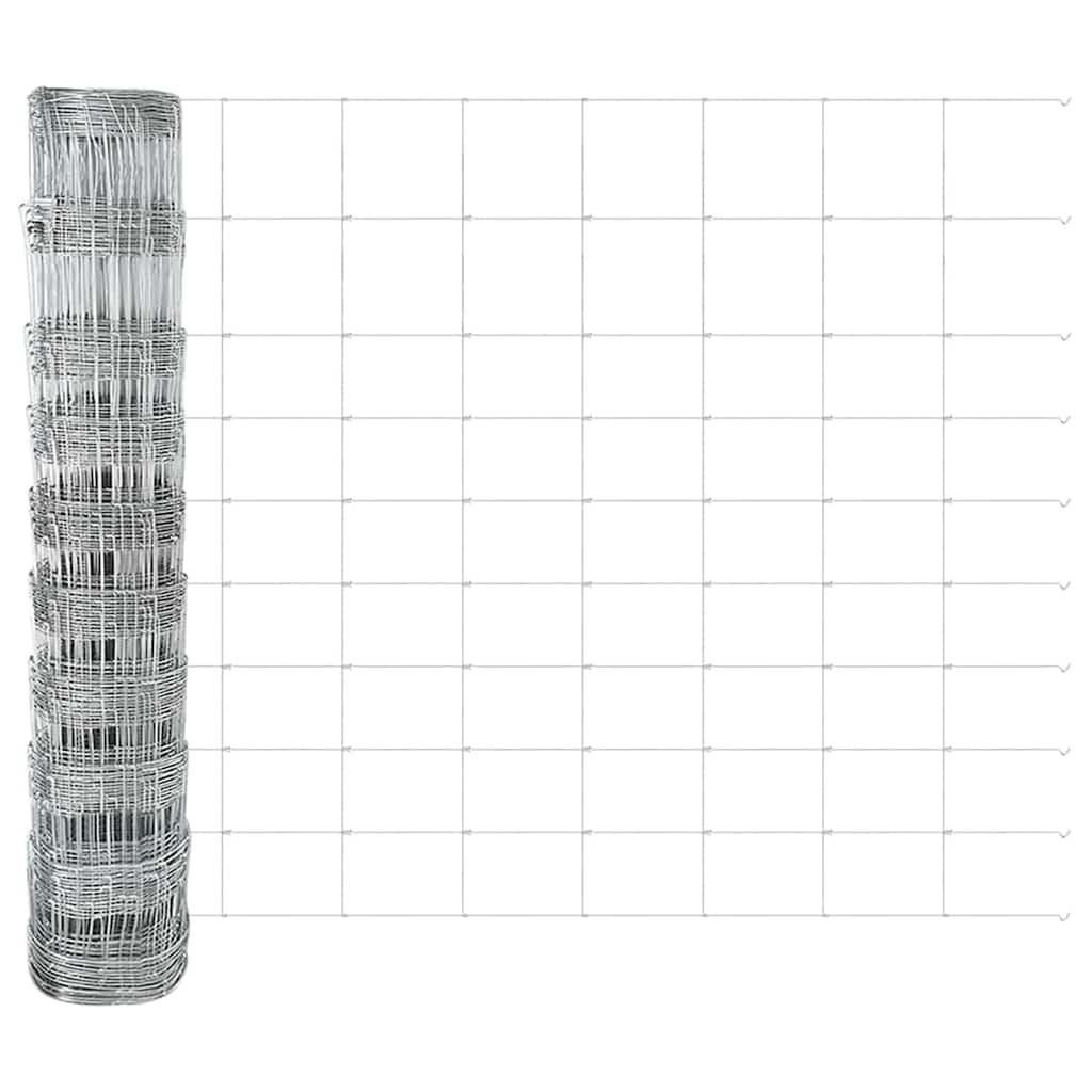 Ganību sēta Sudraba 50 x 1 m Cinkots tērauds