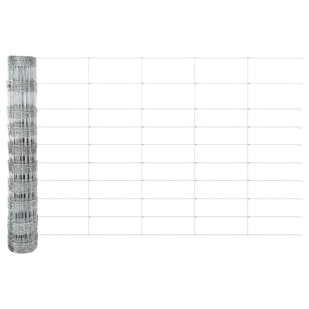 Ganyklų tvora Sidabro 50 x 1 m Galvanizuotas plienas