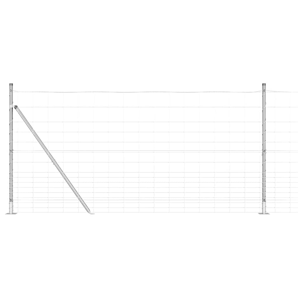 Ganyklų tvora Sidabro 25 x 1,2 m Galvanizuotas plienas
