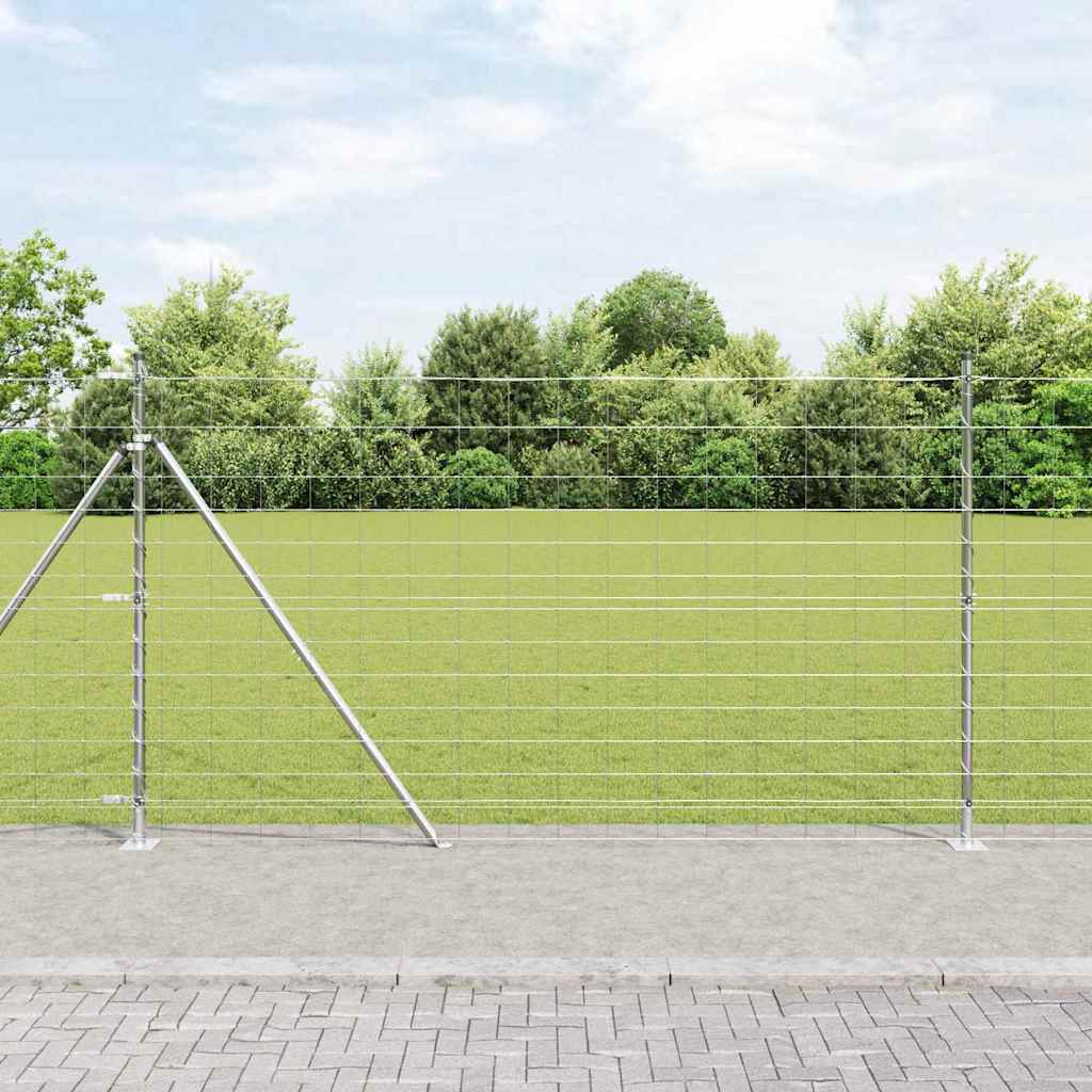 Ganyklų tvora Sidabro 25 x 1.4 m Galvanizuotas plienas