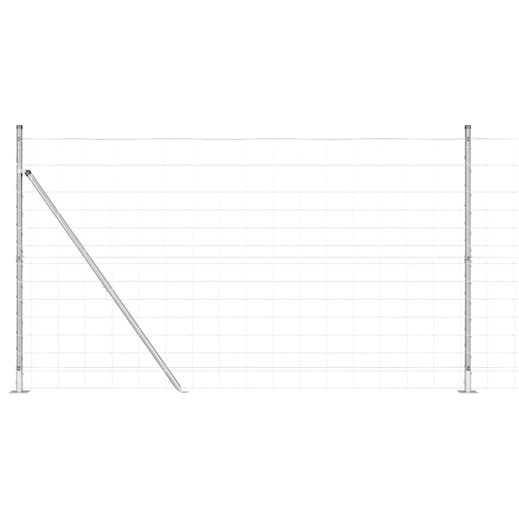 Ganyklų tvora Sidabro 25 x 1.4 m Galvanizuotas plienas