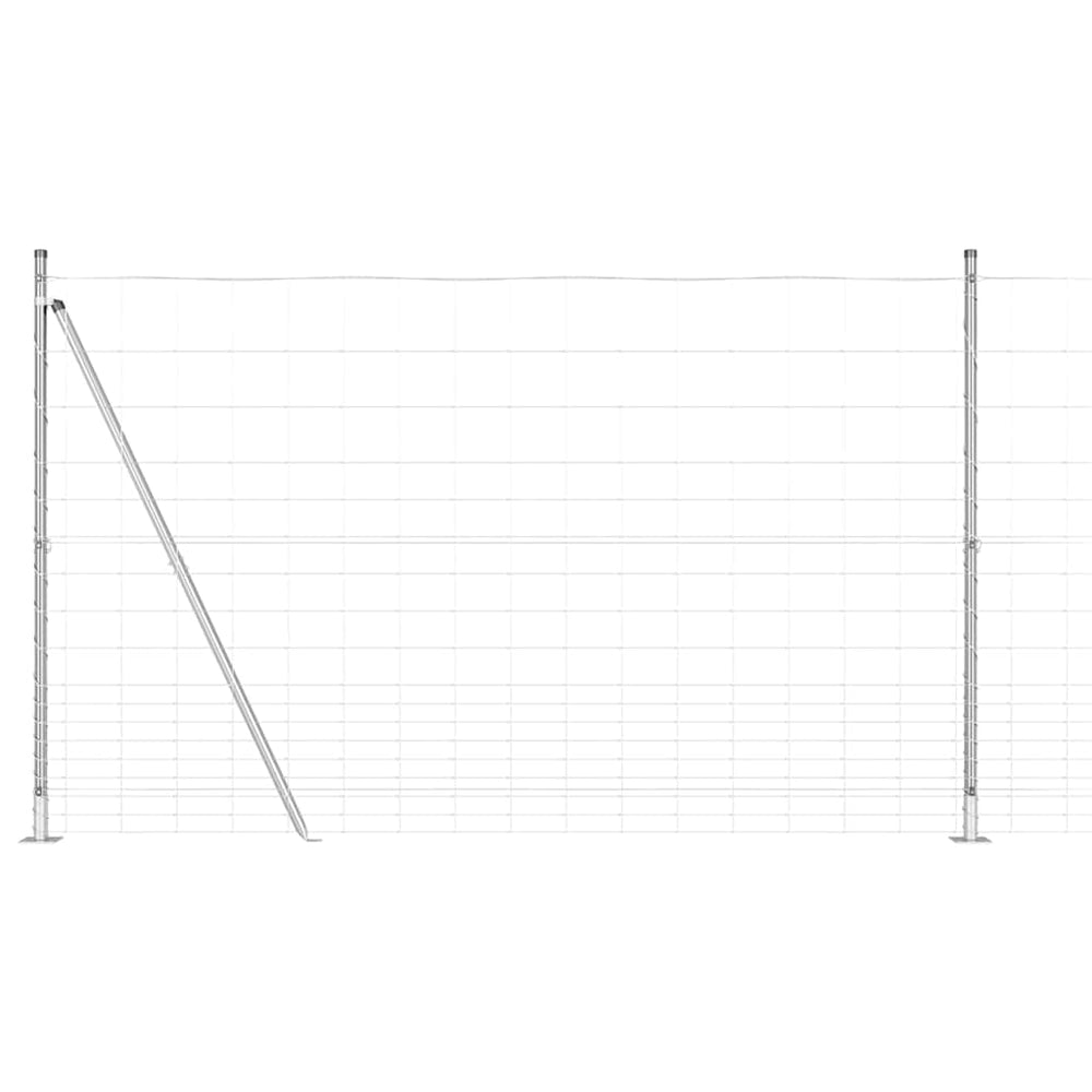 Ganyklų tvora Sidabro 25 x 1.5 m Galvanizuotas plienas