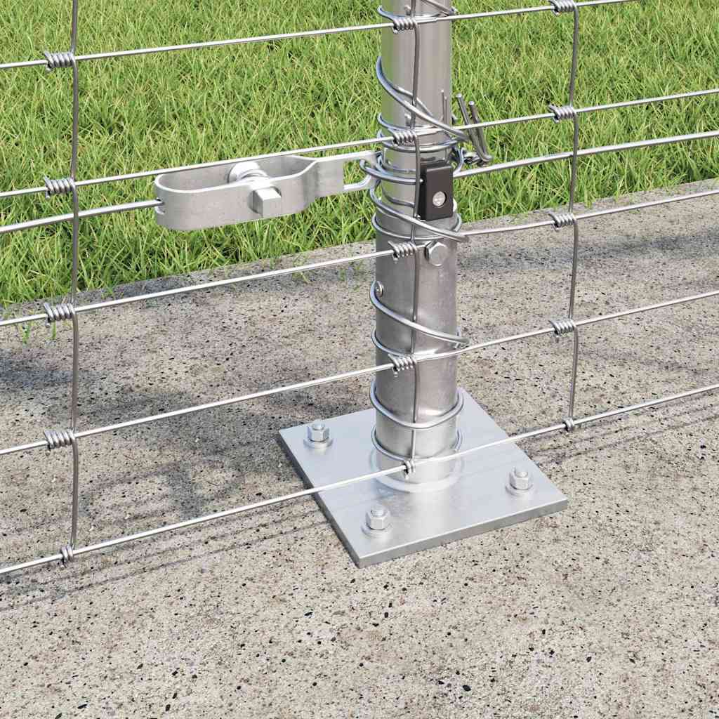 Pasture fence Silver 25 x 1.6 m Galvanised steel
