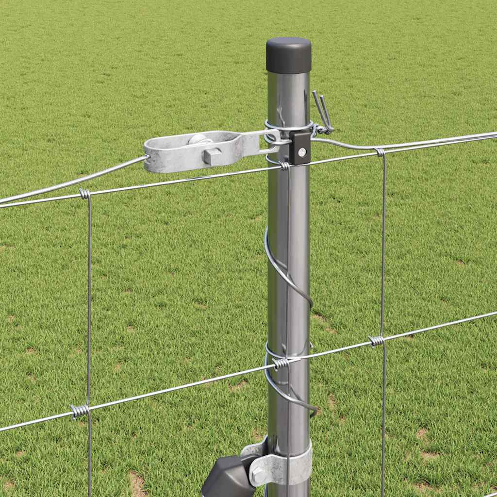 Pasture fence Silver 25 x 1.6 m Galvanised steel