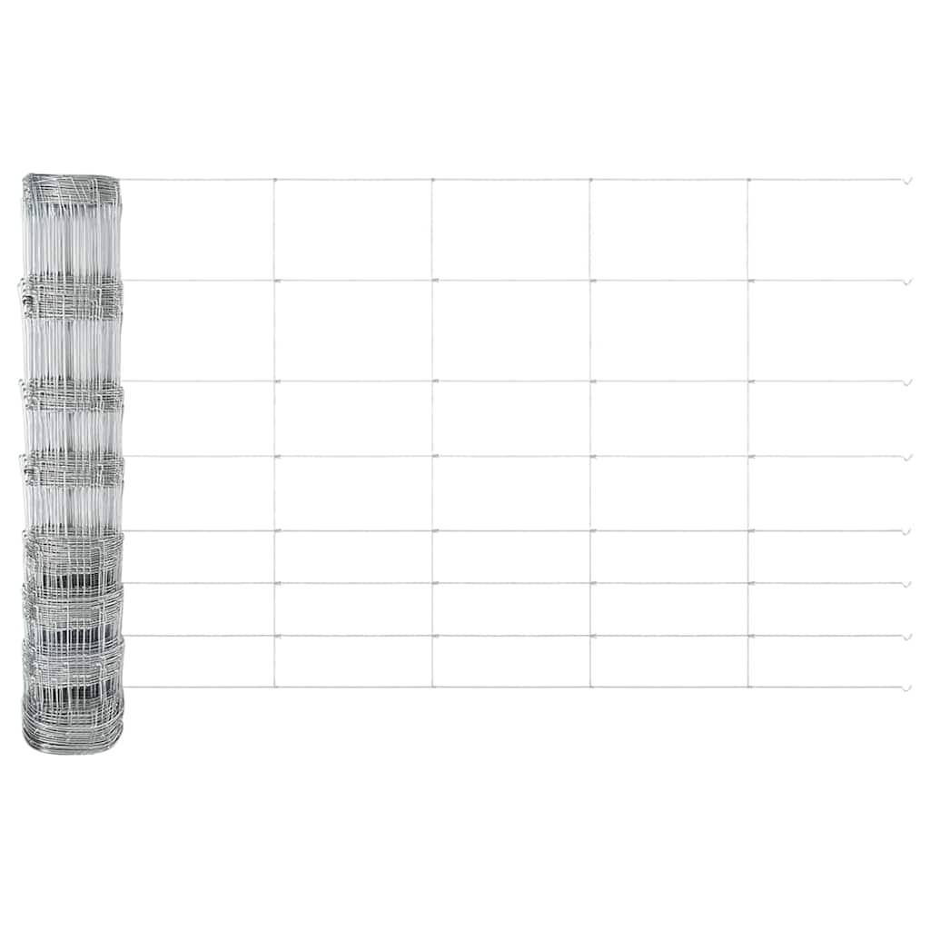 Ganyklų tvora Sidabro 50 x 1 m Galvanizuotas plienas