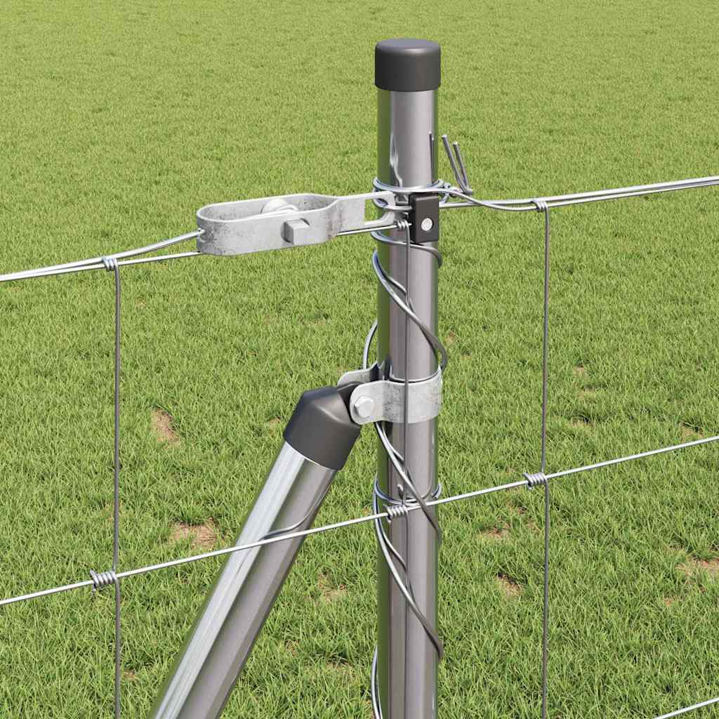Pasture fence Silver 50 x 1 m Galvanized steel