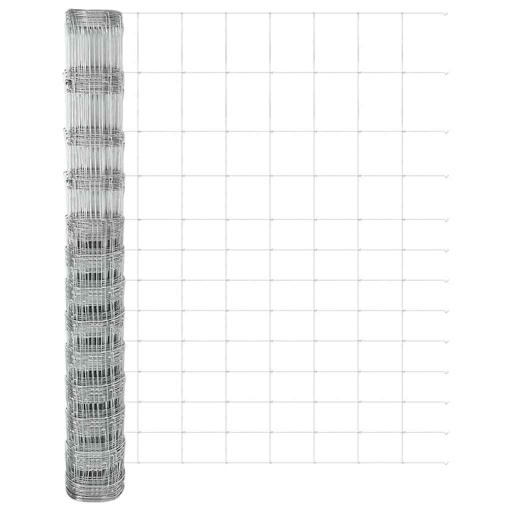 Ganyklų tvora Sidabro 50 x 1.5 m Galvanizuotas plienas