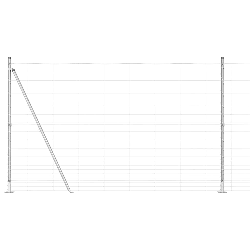 Ganyklų tvora Sidabro 50 x 1.5 m Galvanizuotas plienas
