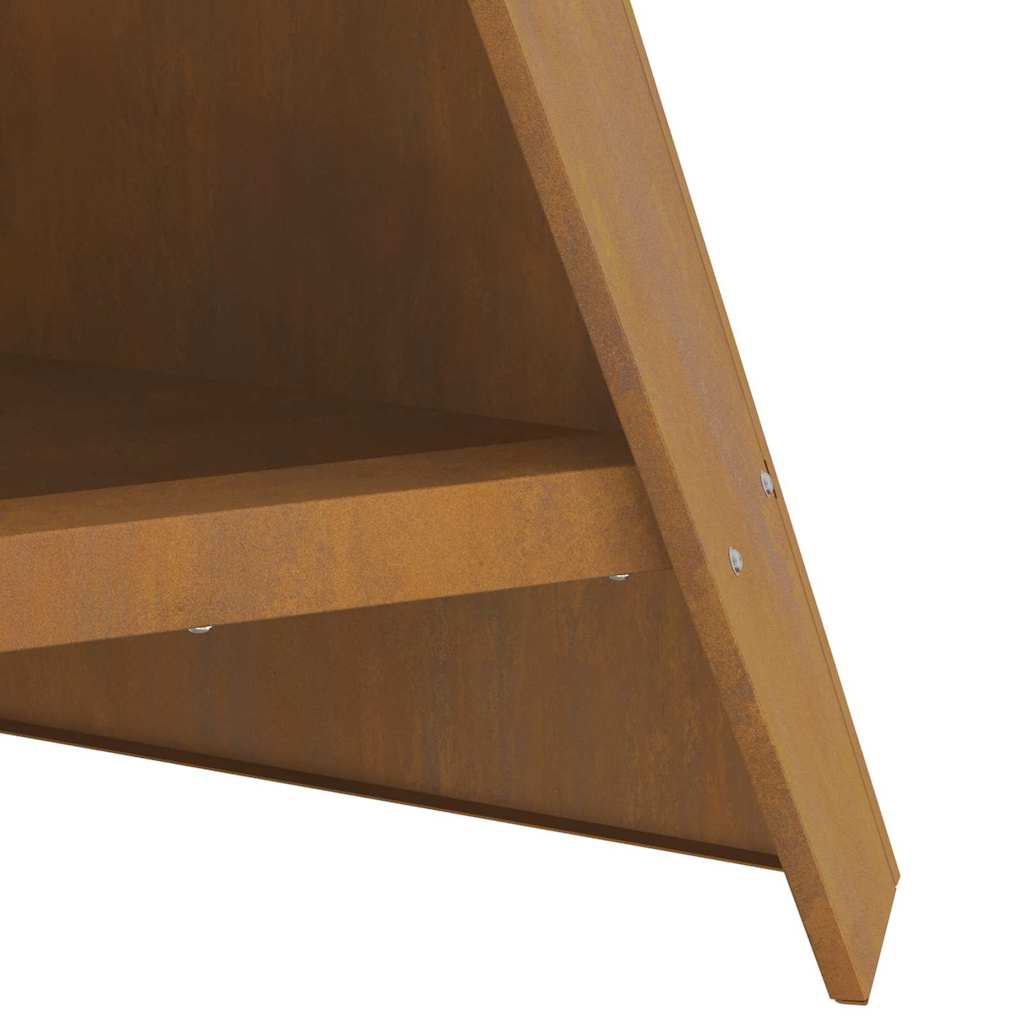 Malkų laikymo piramidė juoda 58x36x100 cm plienas