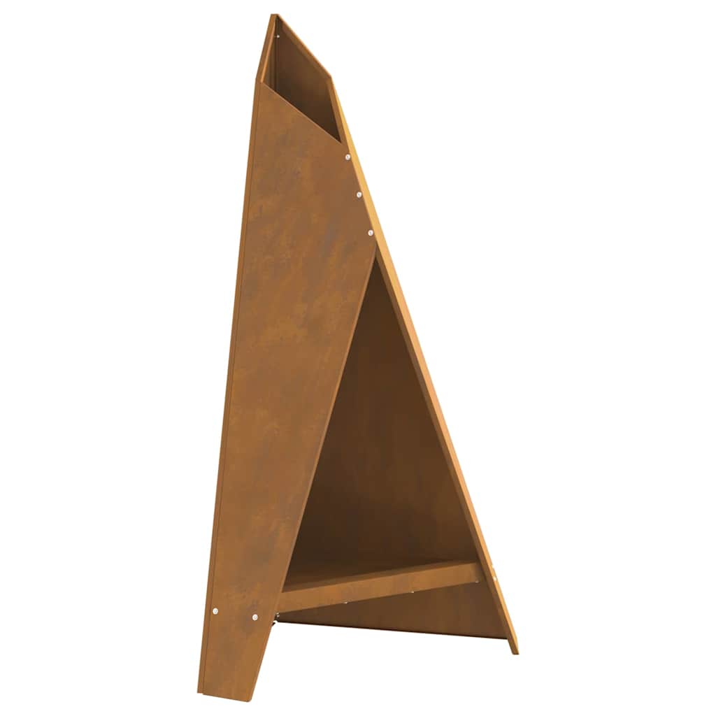 Malkų laikymo piramidė juoda 58x36x100 cm plienas