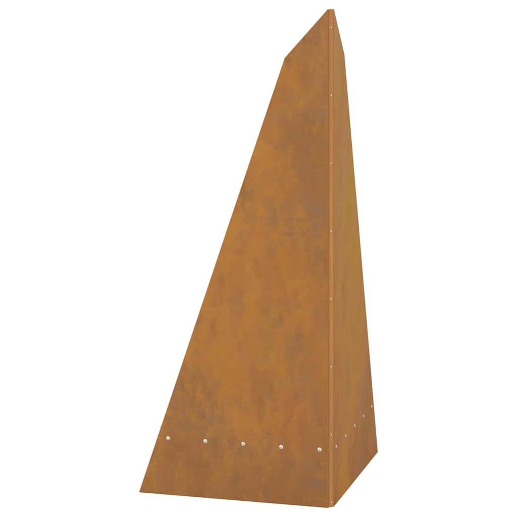 Malkų laikymo piramidė juoda 58x36x100 cm plienas