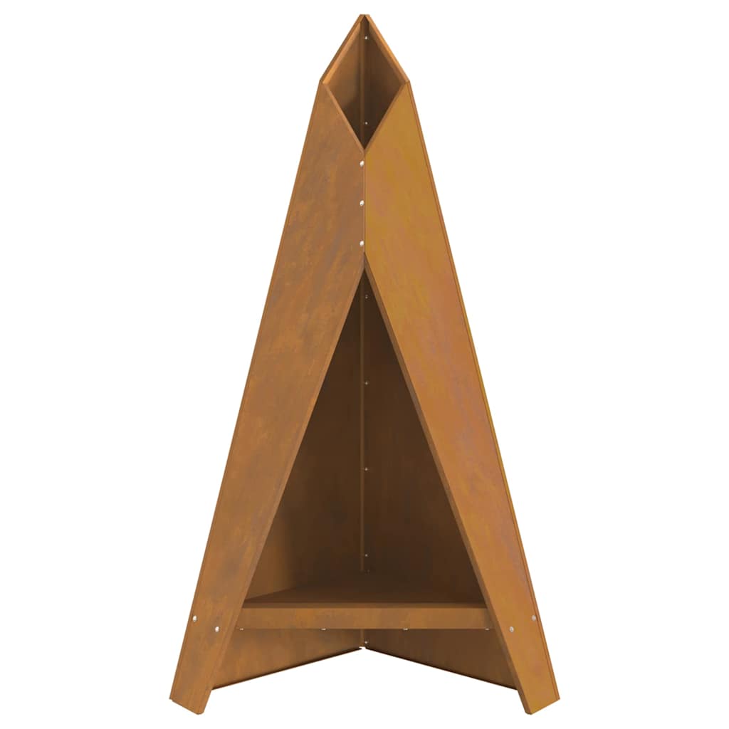 Malkų laikymo piramidė juoda 58x36x100 cm plienas