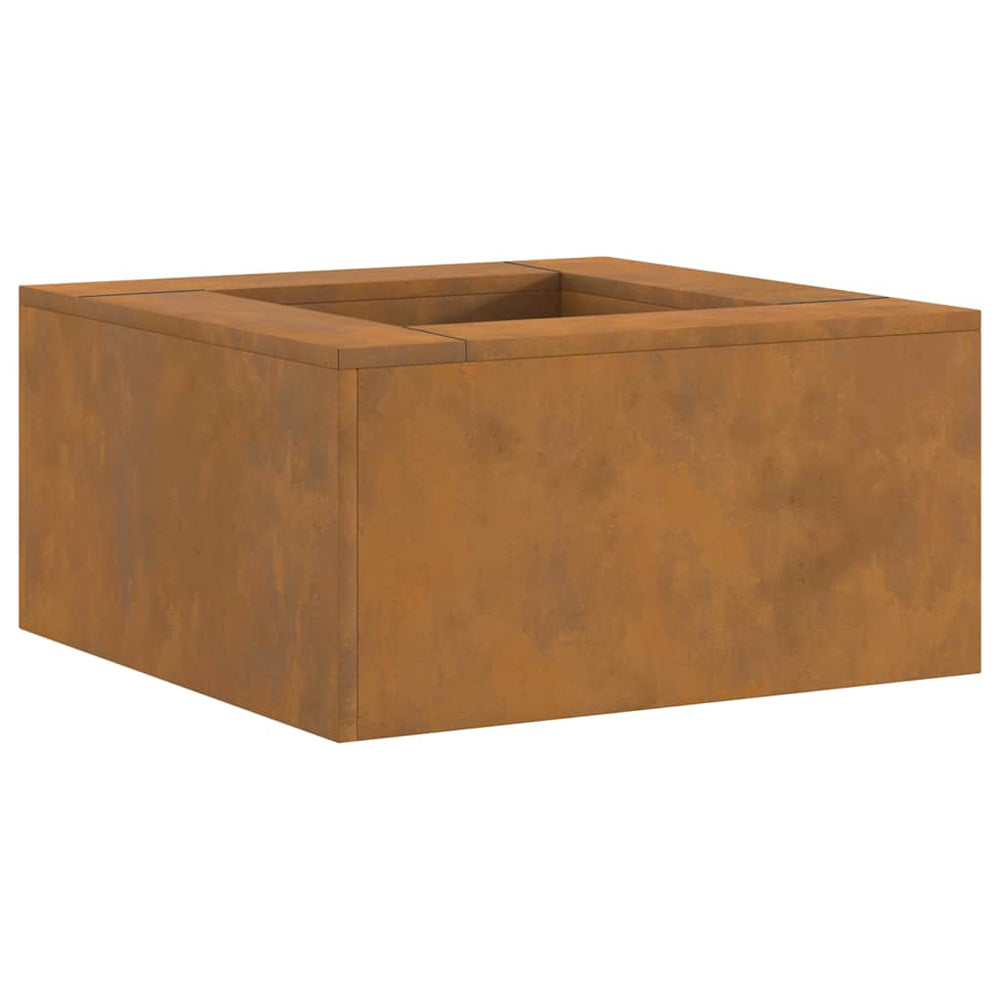 Ugnies krėslas Kvadratinis 60x60x30 cm Oro sąlygoms atsparus plienas