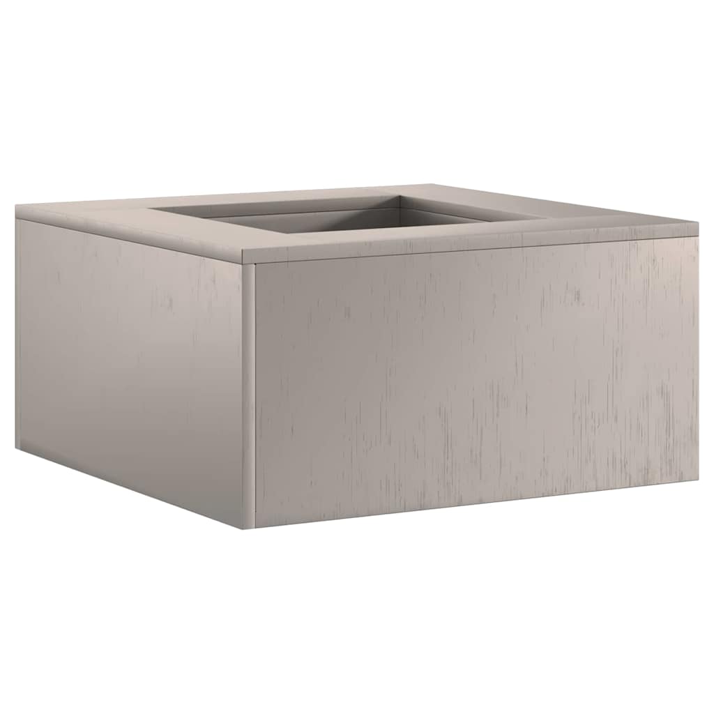 Ugnies krėslas Kvadratinis 60x60x30 cm Oro sąlygoms atsparus plienas