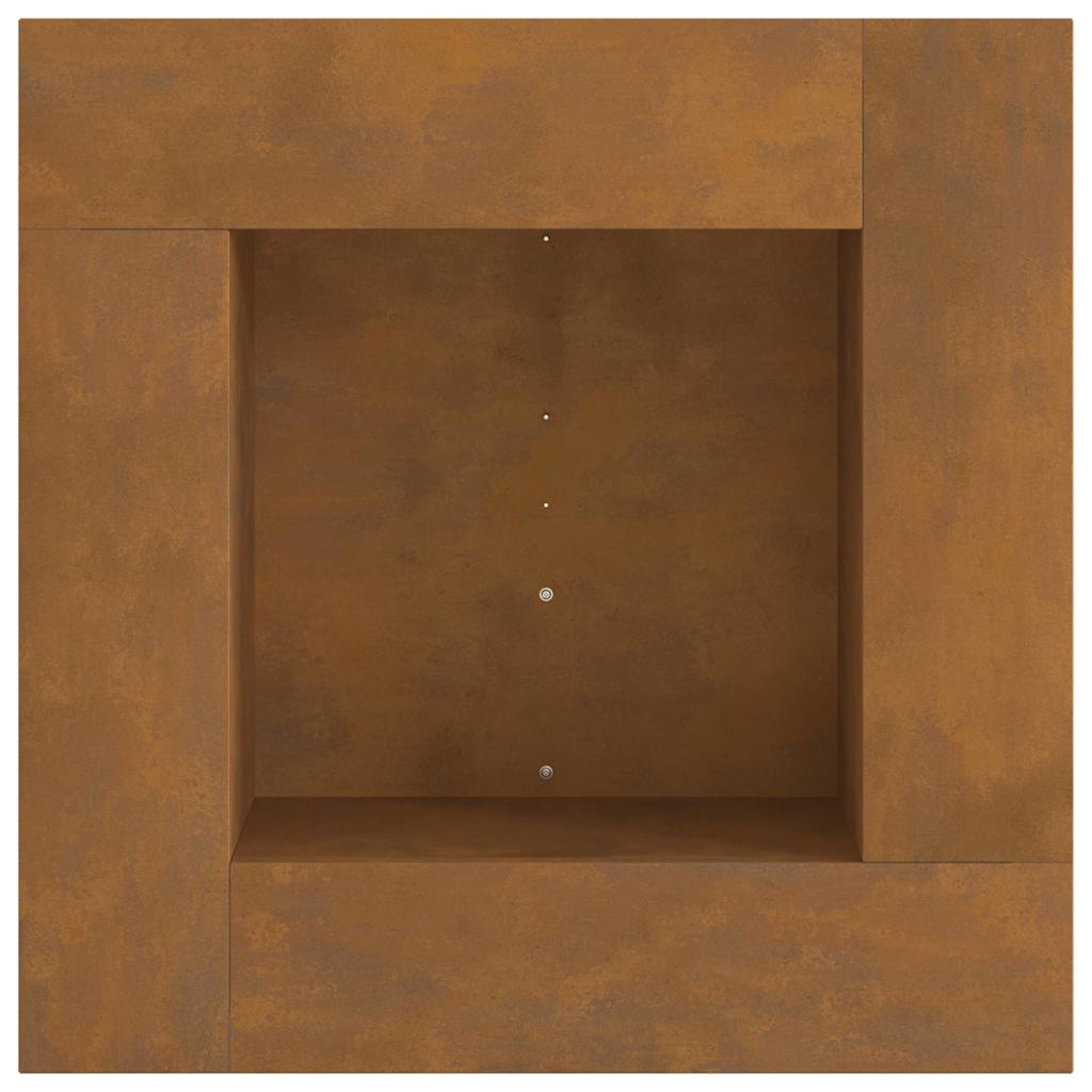 Ugnies krėslas Kvadratinis 60x60x30 cm Oro sąlygoms atsparus plienas