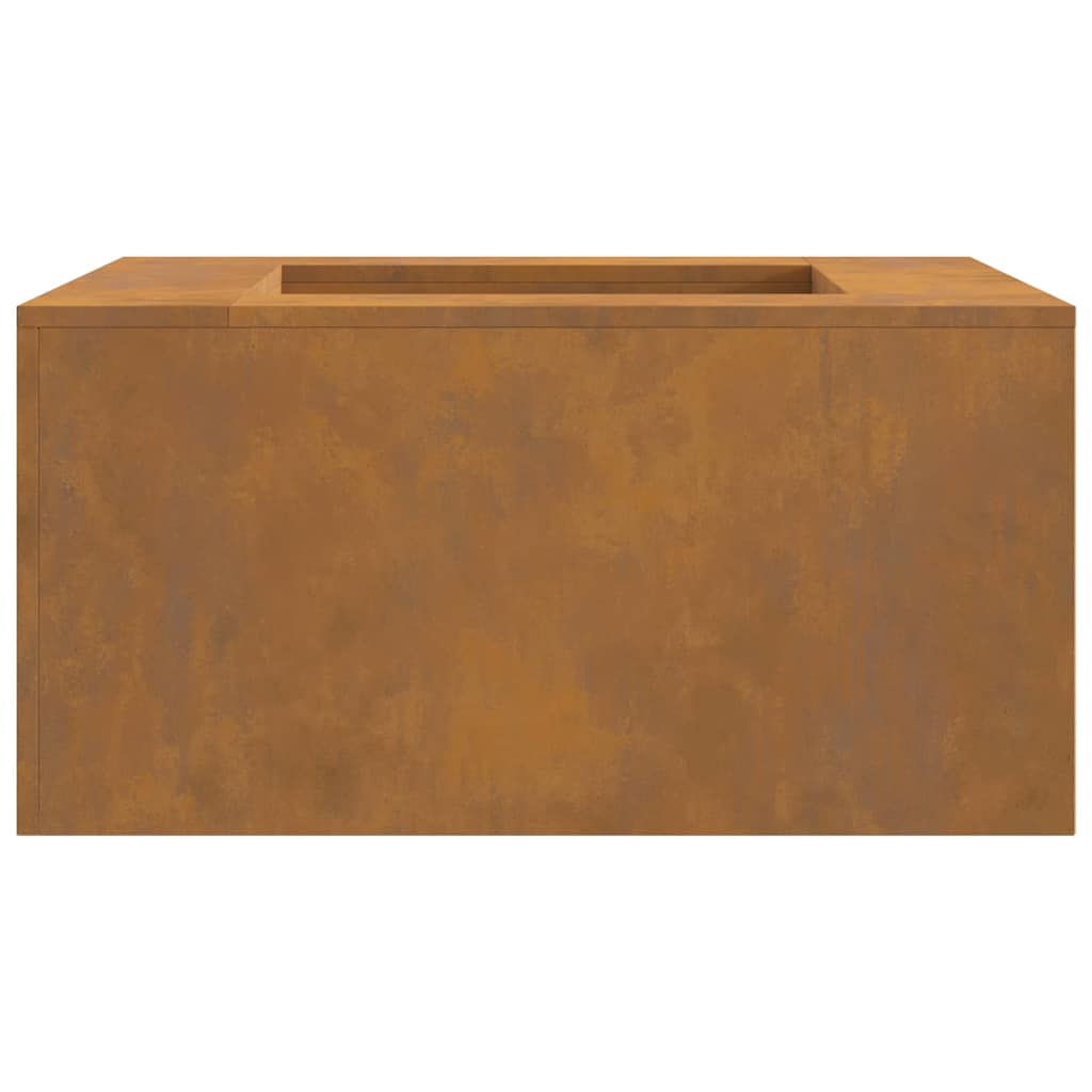 Ugnies duobė Kvadrato 80x80x40 cm Orui atsparus plienas