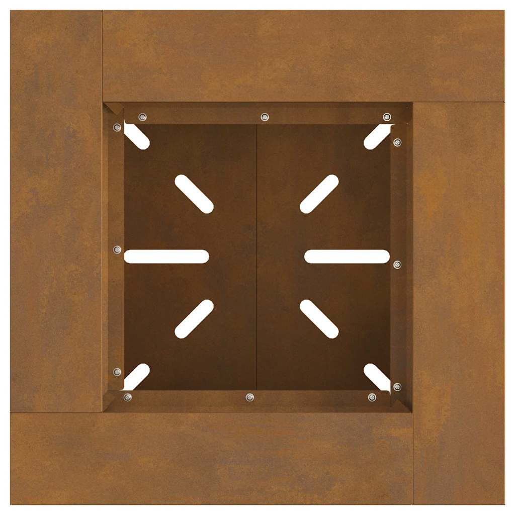 Ugnies duobė 48x48x40 cm Orui atsparus plienas