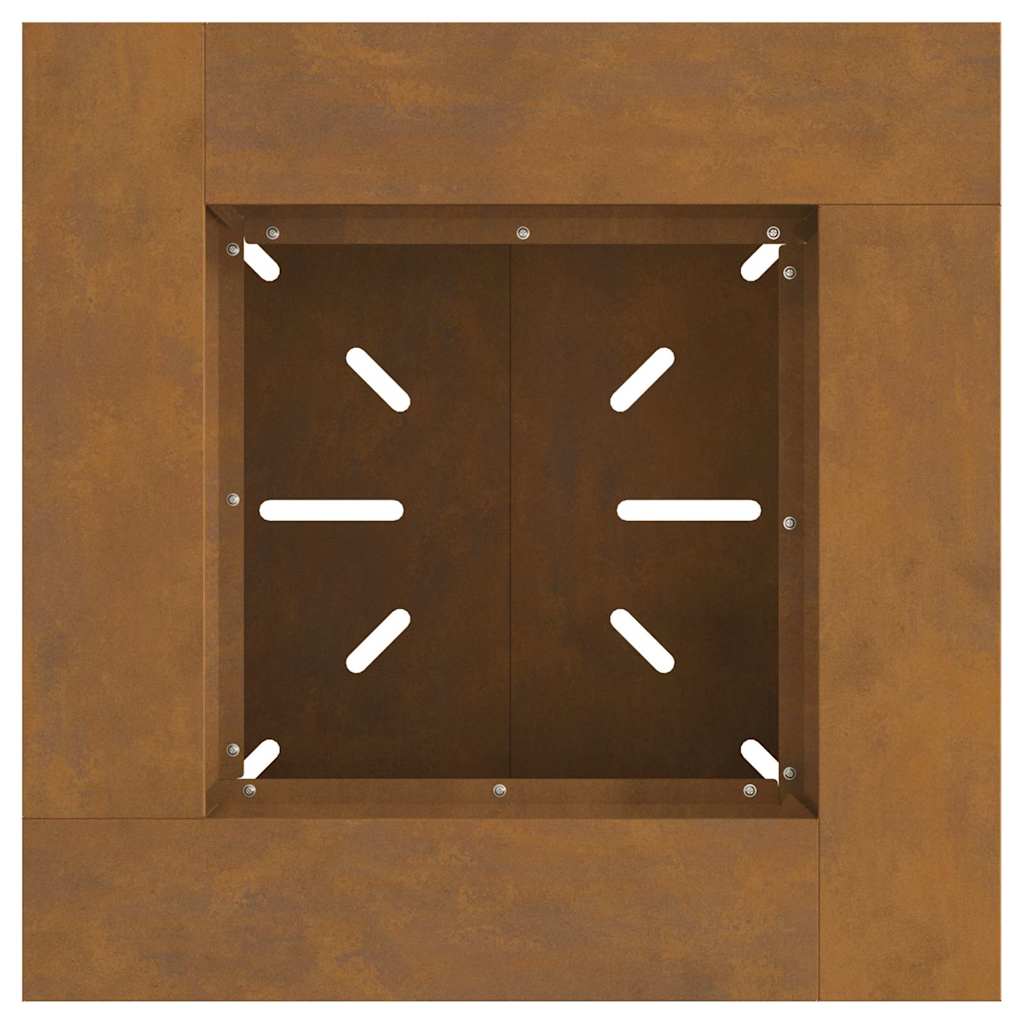 ugnies duobė 60x60x50 cm oksiduotas plienas