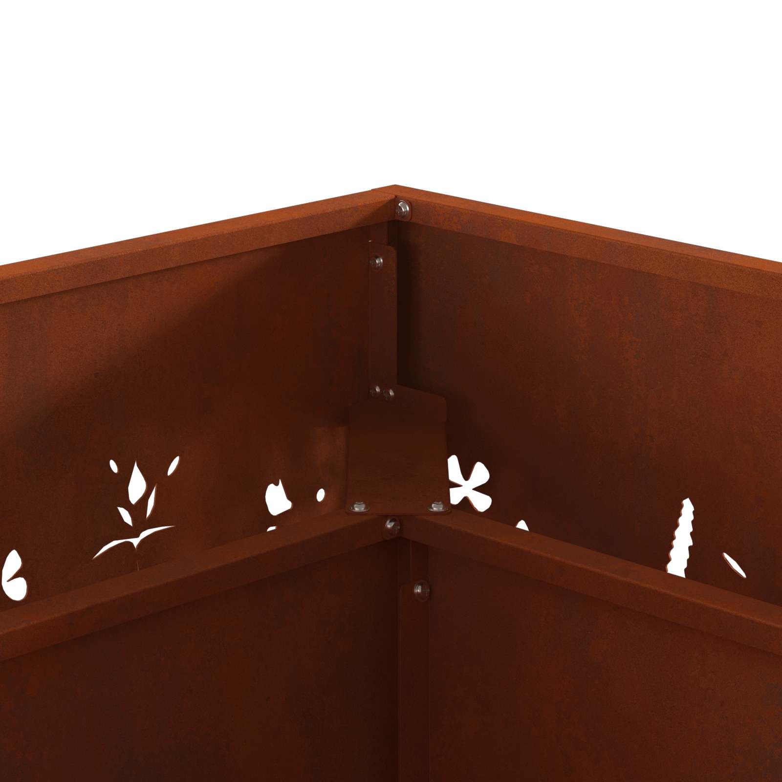 Fire Pit Brown 60 x 60 x 30 cm Steel