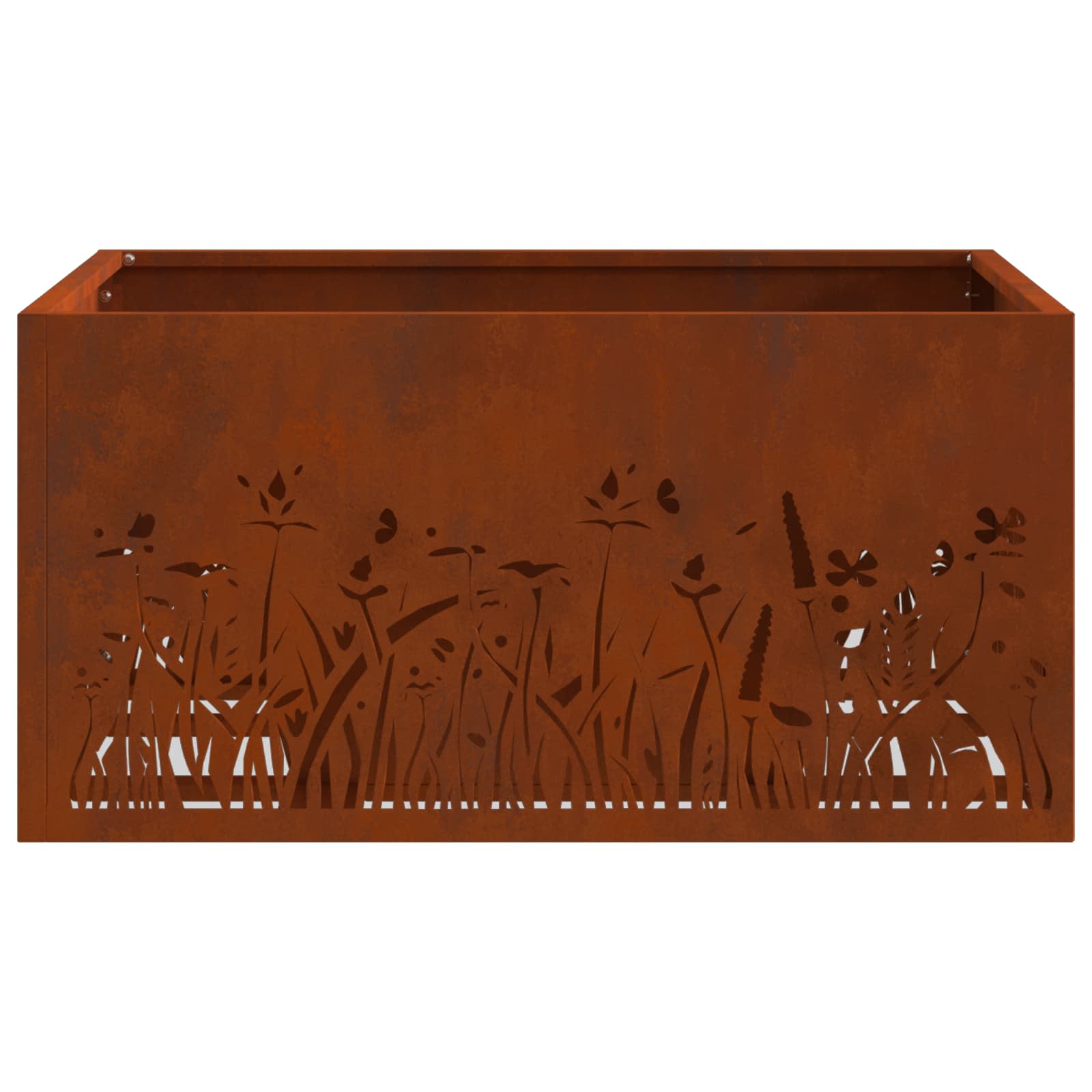 Fire Pit Brown 60 x 60 x 30 cm Steel