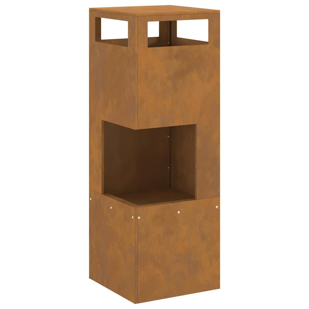 Kvadratinis Kuras 35x35x100 cm Atsparus Oro Sąlygoms Plienas