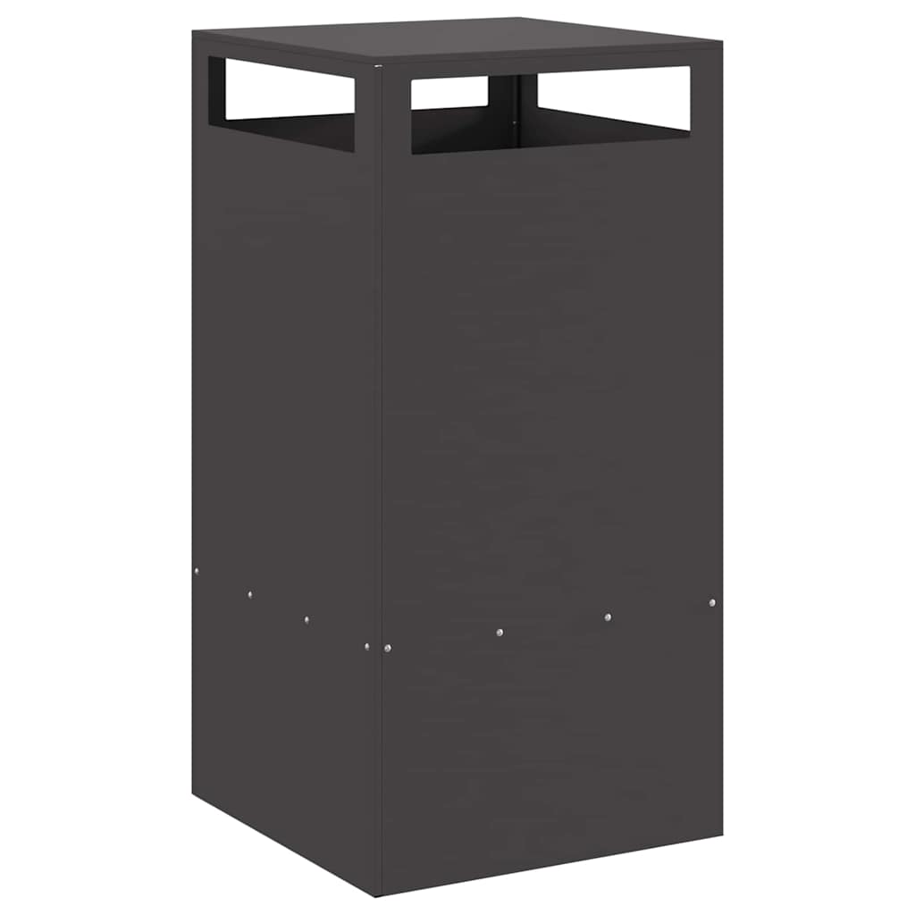 Atvira ugnies duobė Juoda 50x50x100 cm Plienas