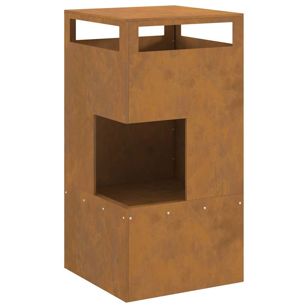 Ugnies duobė 50x50x100 cm Orui atsparus plienas
