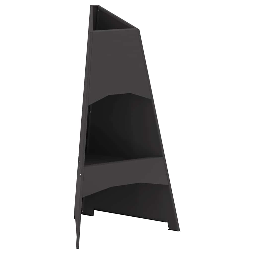 Ugnies duobė Pirmado Juoda 50x45x95 cm Plienas
