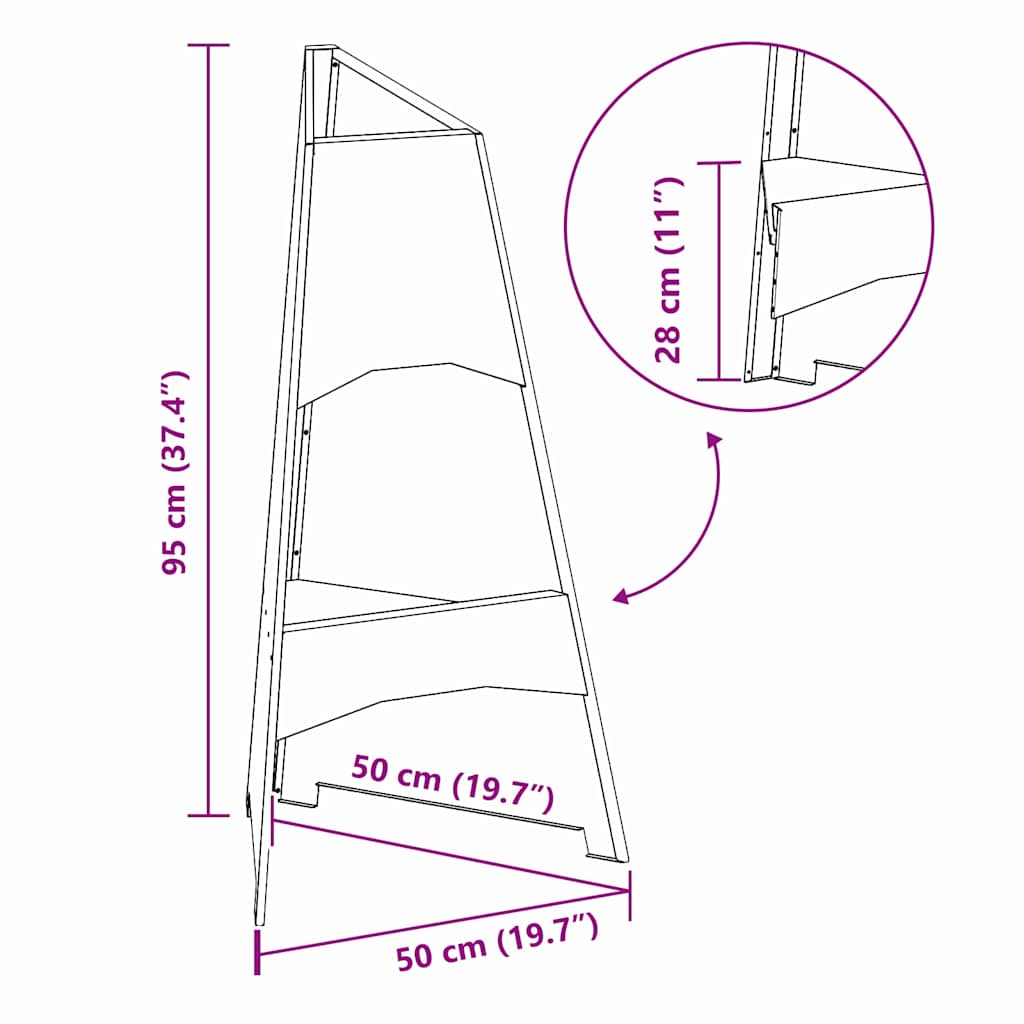 Ugnies duobė Pirmado Juoda 50x45x95 cm Plienas