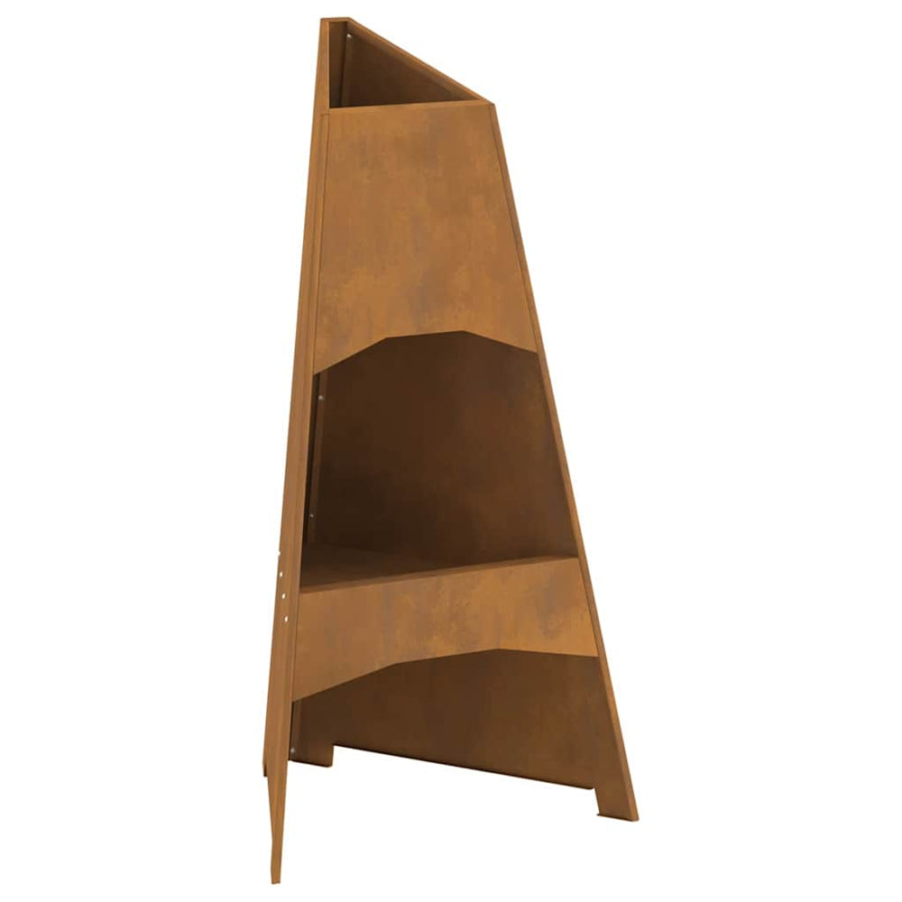 Ugnies duobė Piramidė 50x45x95 cm Orui atsparus plienas