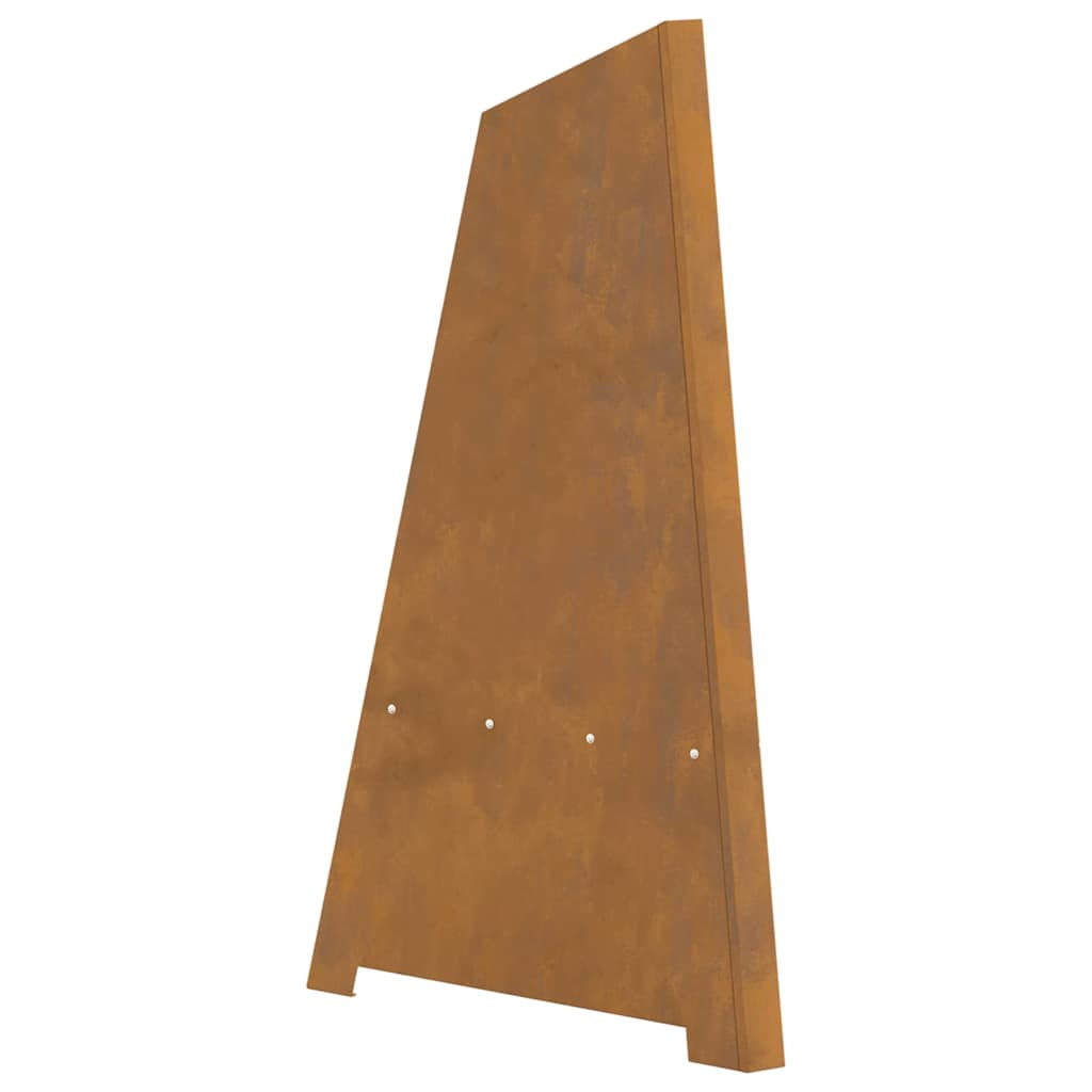 Ugnies duobė Piramidė 50x45x95 cm Orui atsparus plienas