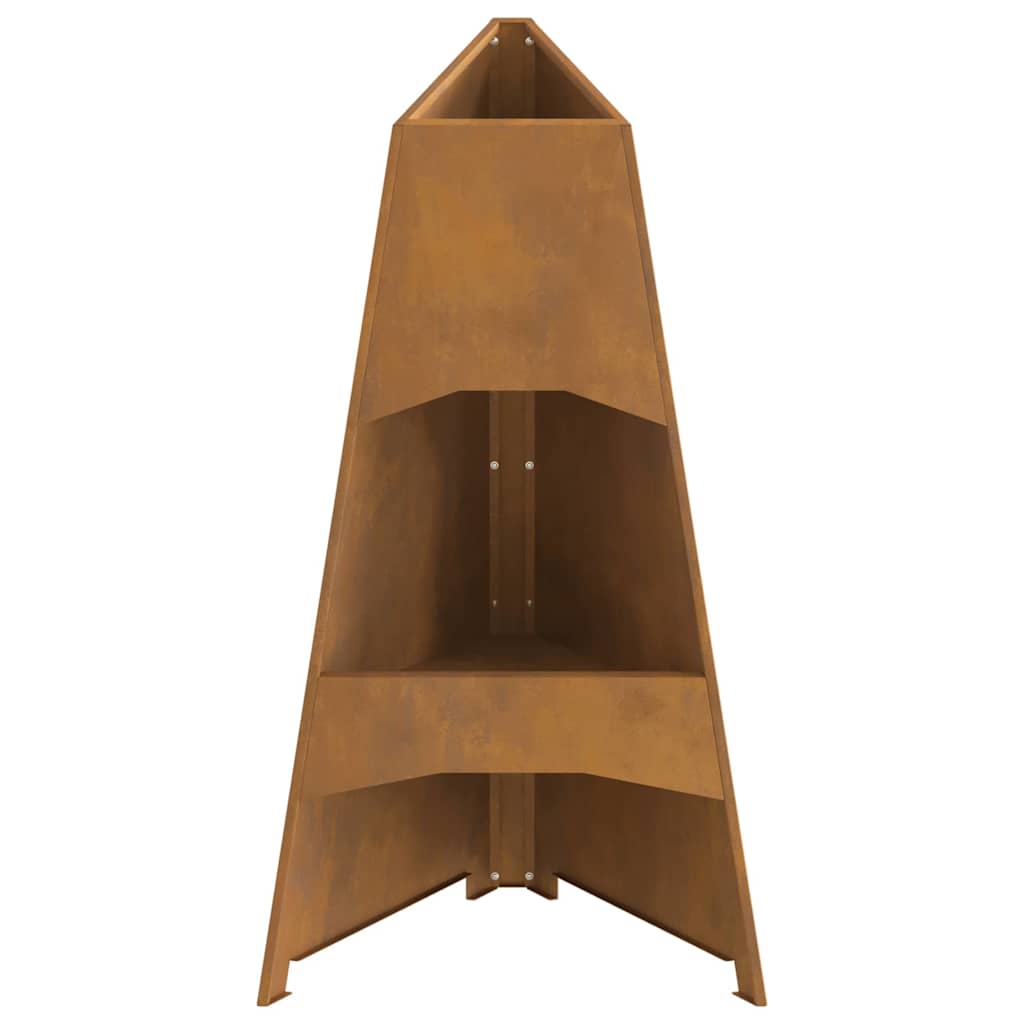 Ugnies duobė Piramidė 50x45x95 cm Orui atsparus plienas