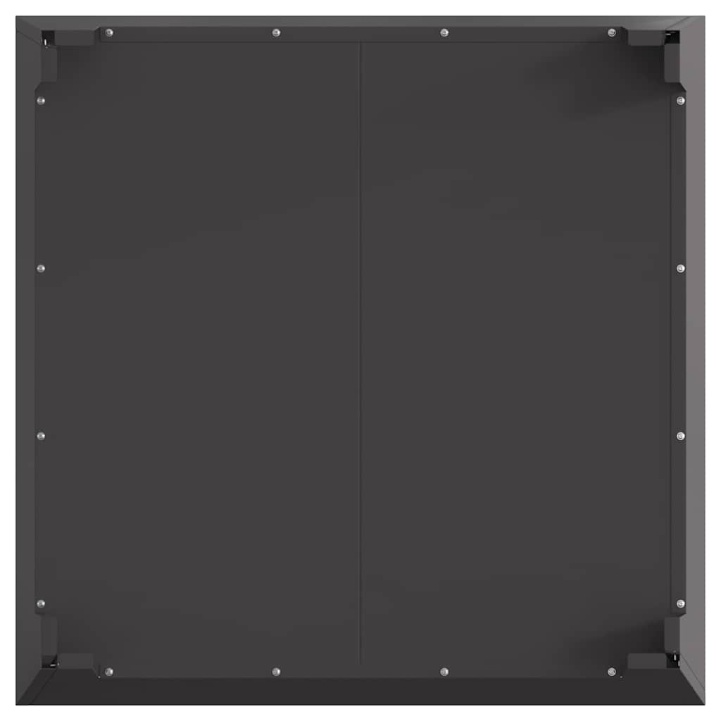 ugniakuras Juodas Plienas 80 x 80 x 43 cm Patvarus Ugniakuras