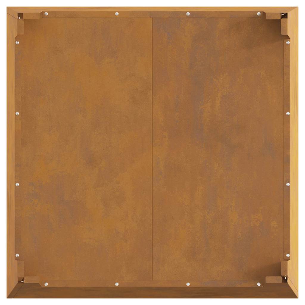 Ugnies duobė Kvadrato 80x80x43 cm, atspari orui plieno konstrukcija