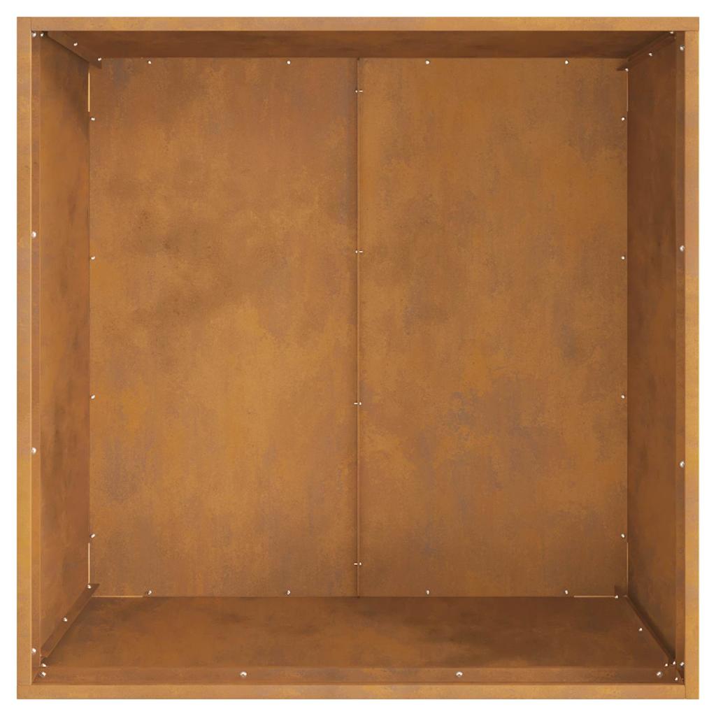 Ugnies duobė Kvadrato 80x80x43 cm, atspari orui plieno konstrukcija