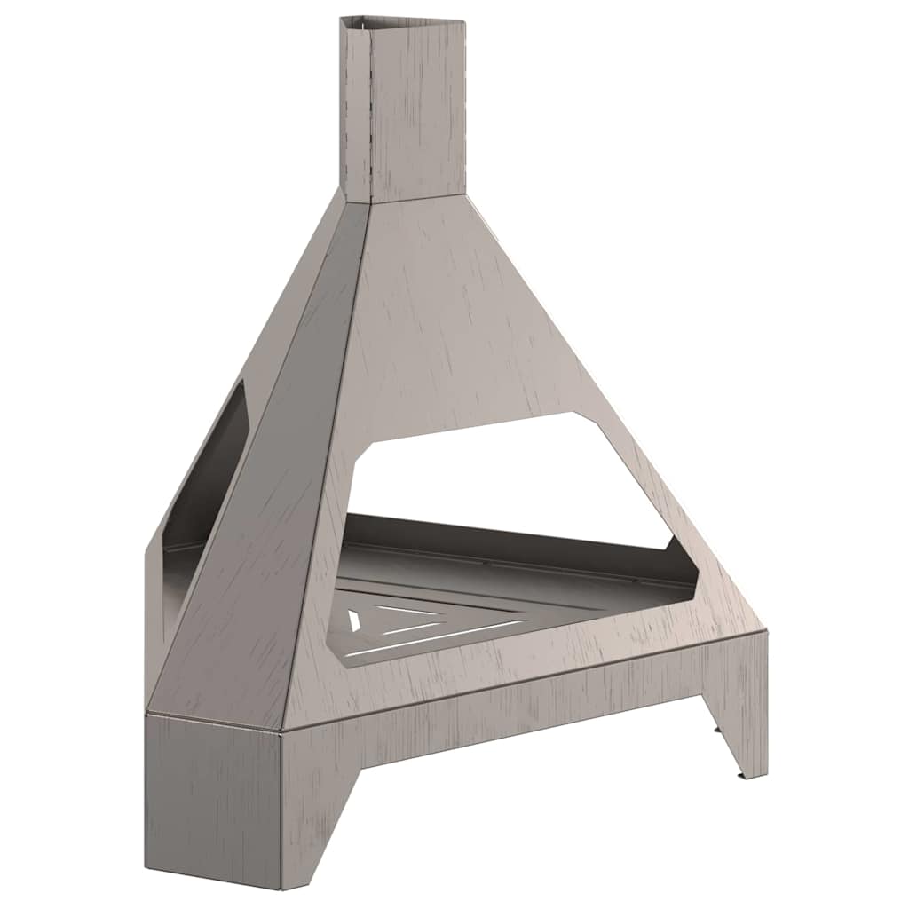 Krosnis su Kaminu 50x43x52 cm Orui atsparus Plienas